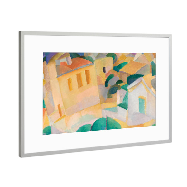 Poster mit Rahmen Silber "Mallorca, Terreno" artboxONE - Städte,Reise,Architektur,Reise / Länder