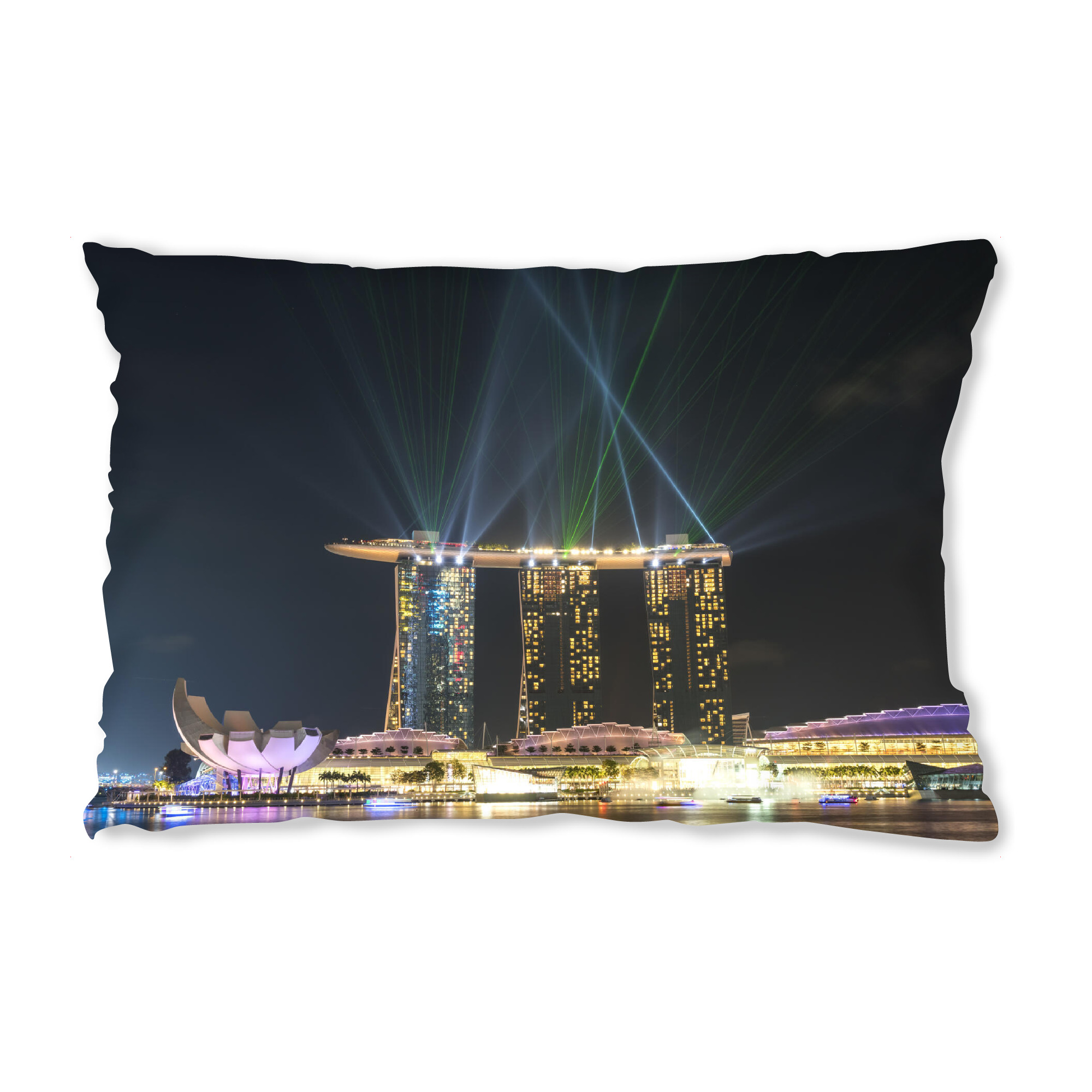 Design-Kissen "Marina Bay Sands Hotel in Singapur" artboxONE - Städte,Reise,Architektur,Städte / Singapur