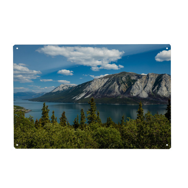 Holzbild "Entlang des Alaska Highways" artboxONE - Natur,Reise