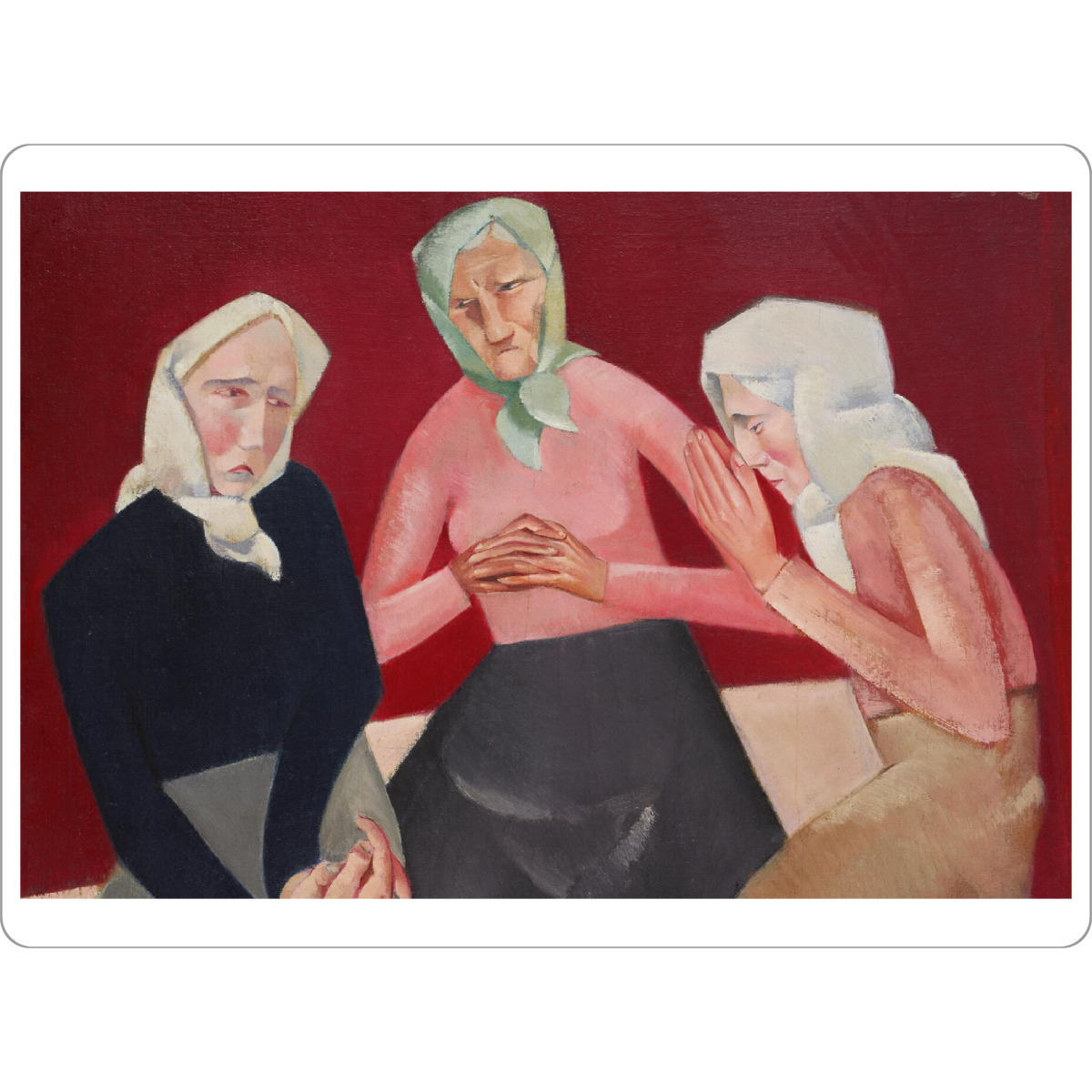 Tischset "Drei alte Damen" artboxONE - Menschen,Für Mama,Für Papa