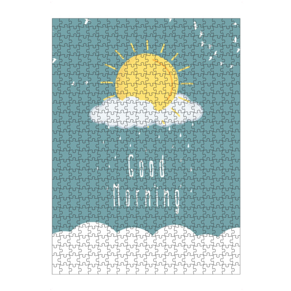 Puzzle Ravensburger "Nettes Guten-Morgen-Portrait" artboxONE - Für Kinder,Liebe,Fiktion,Für Mama