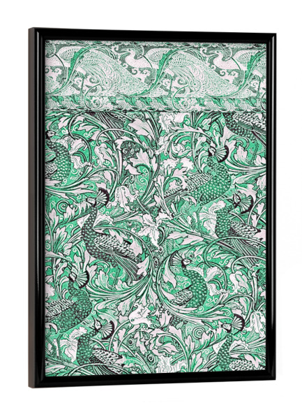 Poster mit schwarzem Rahmen "Der Pfauengarten" artboxONE - Natur,Floral,Tiere,Abstrakt,Für Mama