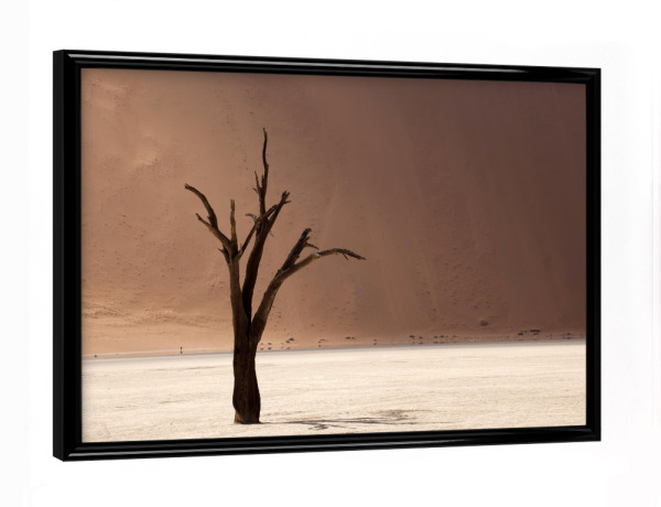 Poster mit schwarzem Rahmen "Wüste Deadvlei" artboxONE - Reise / Afrika - Wüste,Deadvlei,Namib naukluft park,Namibia,Afrika,Sossusvlei,Baum