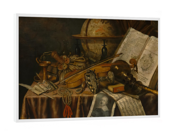 Poster mit weißem Rahmen "Vanitas-Stillleben" artboxONE - Städte,Reise,Reise / Länder