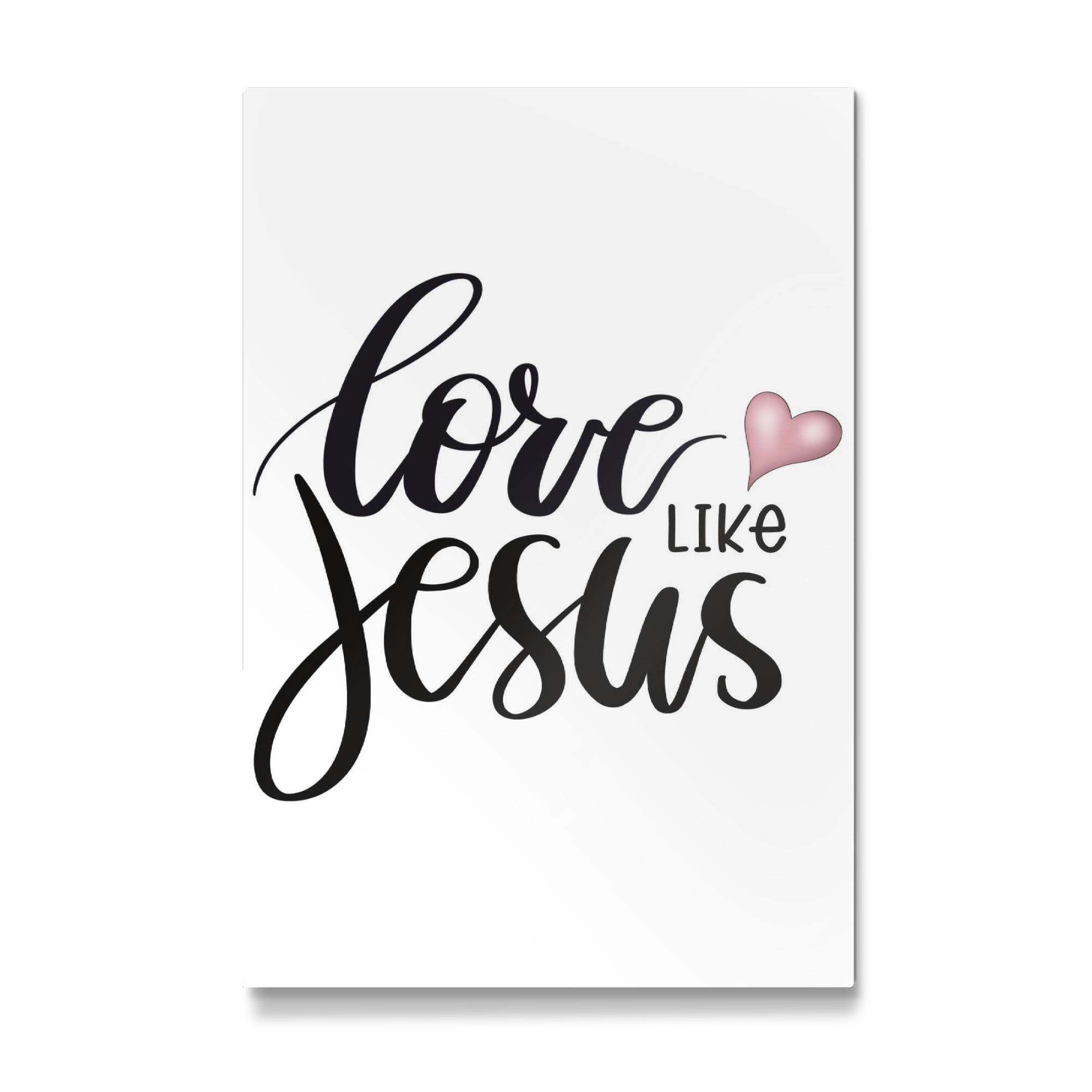 Galerie-Print "Liebe wie Jesus" 75x50 cm artboxONE