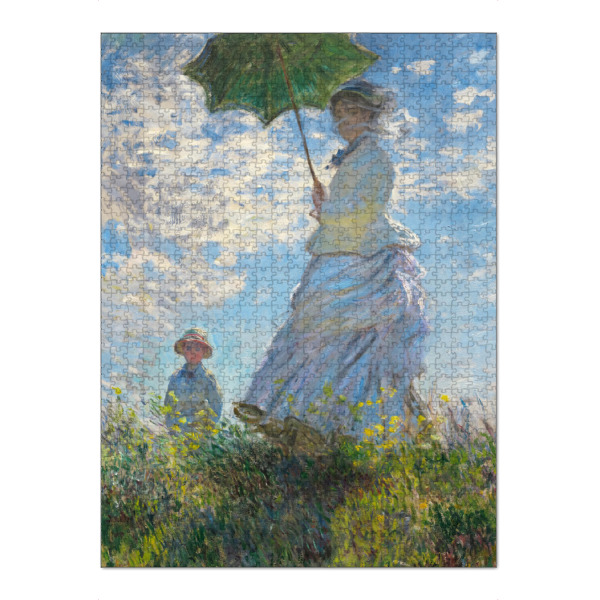 Puzzle Ravensburger "Frau mit Sonnenschirm - C. Monet" artboxONE - Menschen,Fashion,Für Mama,Für Papa