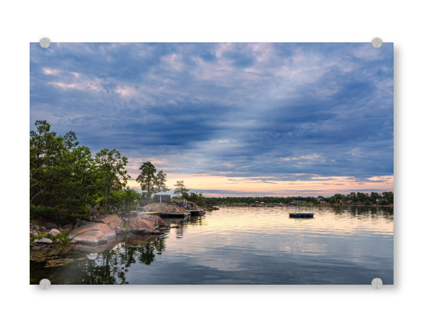 Acrylglasbild "Ostseeküste am Abend" artboxONE - Natur,Reise,Reise / Strand und Meer,Reise / Länder