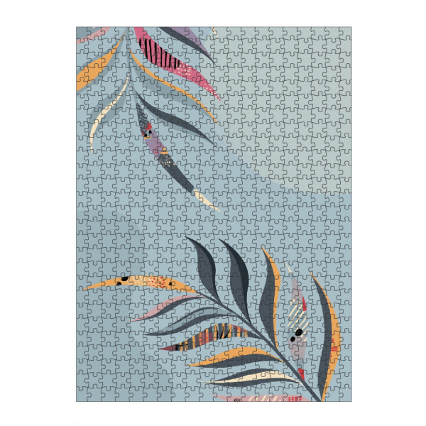 artboxONE Puzzle "Nur Retro-Tropen" artboxONE - Natur,Floral,Abstrakt