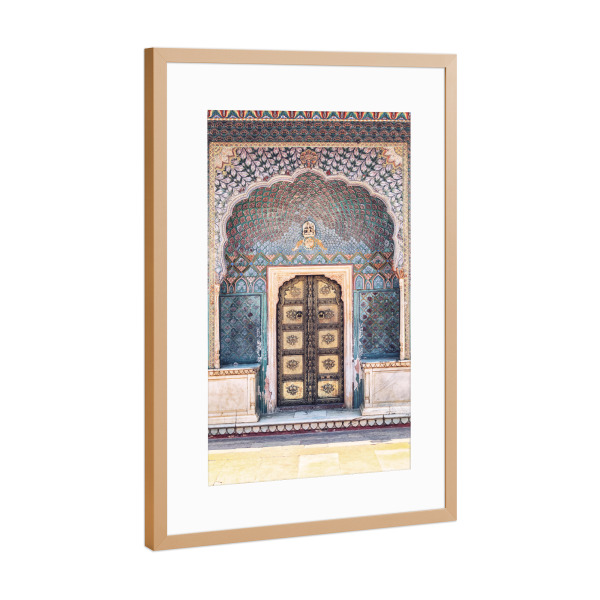 Poster mit Rahmen Kupfer "Rajasthan-Architektur" artboxONE - Städte,Reise,Architektur,Reise / Asien,Reise / Länder