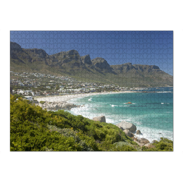 Puzzle Ravensburger "Kapstadt" artboxONE - Reise / Strand und Meer - Kapstadt,Westkap,Südafrika,Camps bay,Twelve apostles mountain range,Strand
