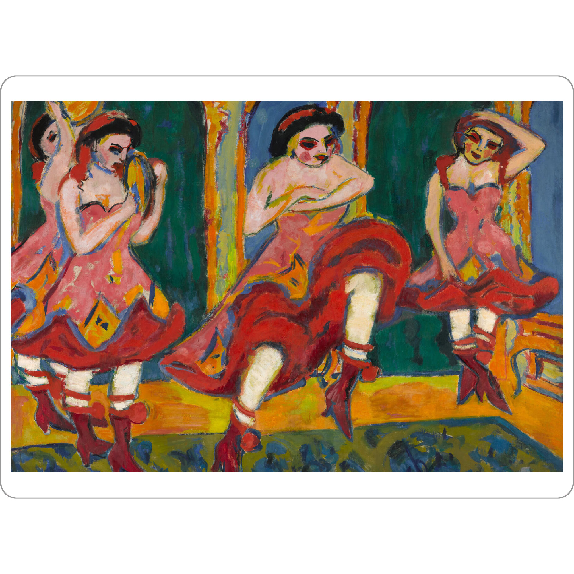 Tischset "Czardas-Tänzer" artboxONE - Menschen,Fiktion,Für Mama,Für Papa,Festivals