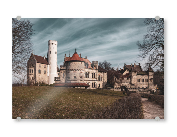 Acrylglasbild "Lichtenstein Schloss" artboxONE - Architektur