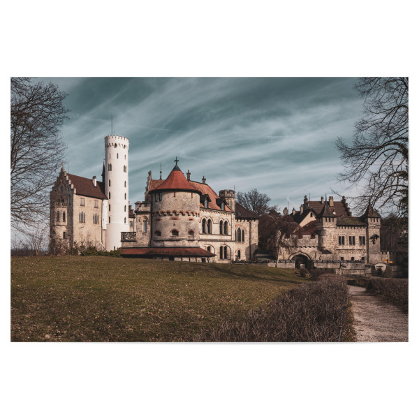 Poster 30x20 cm "Lichtenstein Schloss" artboxONE - Architektur