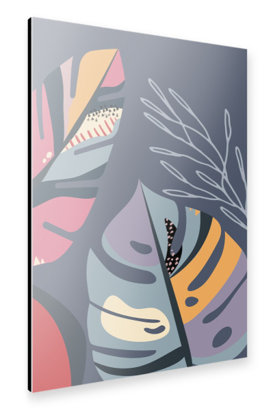 Alu-Dibond "Retrotropisch" 30x20 cm artboxONE