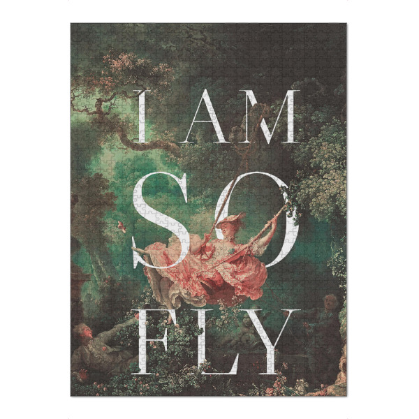 Puzzle Ravensburger "Ich bin so fliegen" artboxONE - Menschen,Lustig