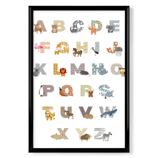 ABC Portrait, Animals Alphabets