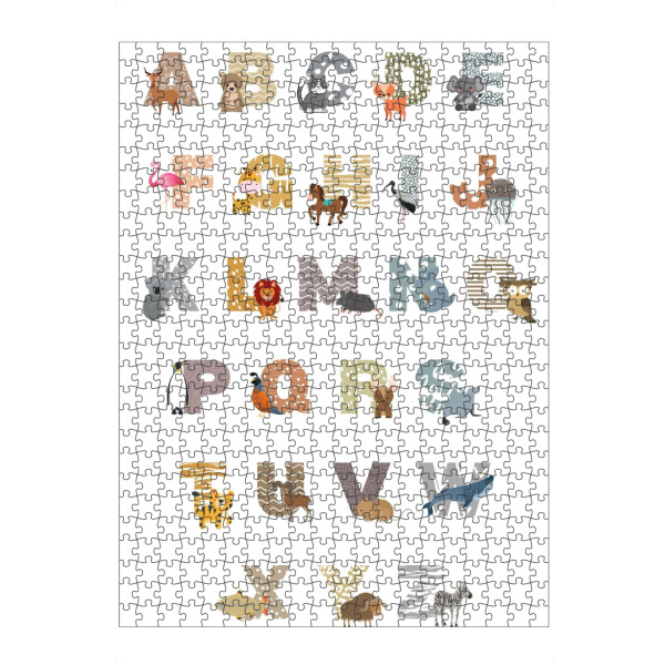 Puzzle Ravensburger "ABC-Porträt, Tieralphabete" artboxONE - Für Kinder,Tiere,Buchstaben