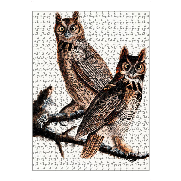 Puzzle Ravensburger "Große, ehrenwerte Eule" artboxONE - Natur,Reise,Tiere,Für Mama,Für Papa