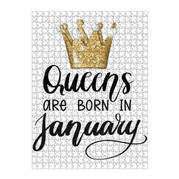 artboxONE Puzzle "Königinnen - im Januar geboren" artboxONE - Liebe,Fashion,Für Mama,Lustig