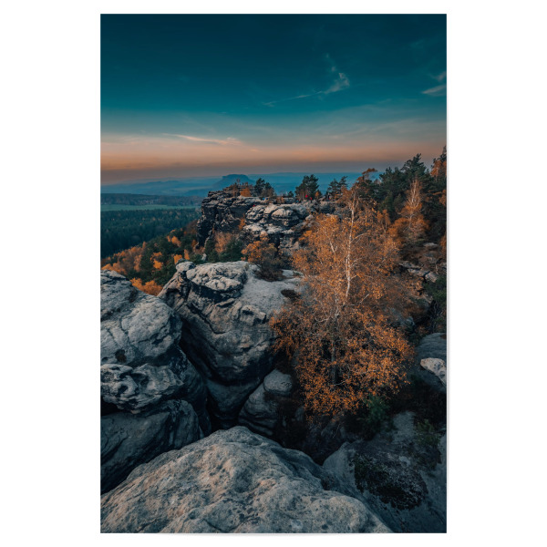 Poster "Gohrisch, Elbsandsteingebirge" artboxONE - Natur,Reise