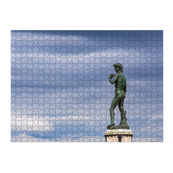 Puzzle Ravensburger "Statue in Florenz" artboxONE - Reise,Architektur,Reise / Länder,Städte / Weitere