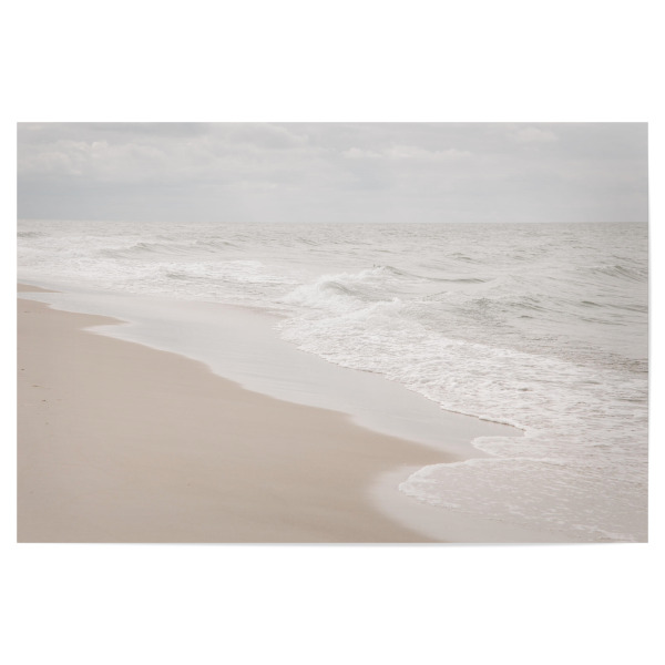 Poster "Sanfte See" artboxONE - Natur,Reise / Strand und Meer - See,Ostsee,Meer,Wellen,Strand,Natur,Wasser,Ruhe,Entspannung,Sand,Summer,Sommer