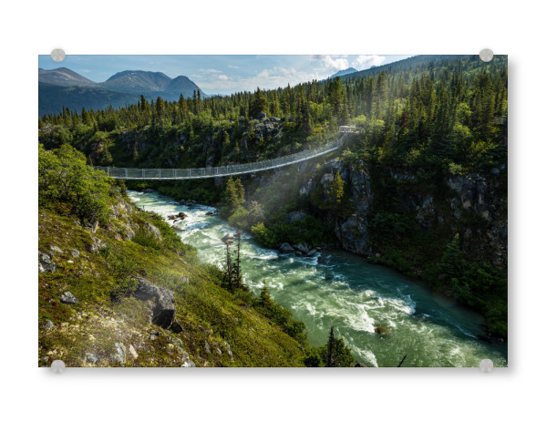 Acrylglasbild "Yukon River in Kanada" artboxONE - Natur