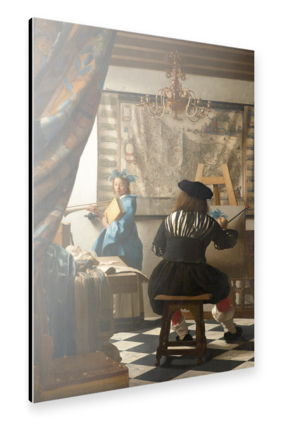 Alu-Dibond "Die Kunst der Malerei" 30x20 cm artboxONE