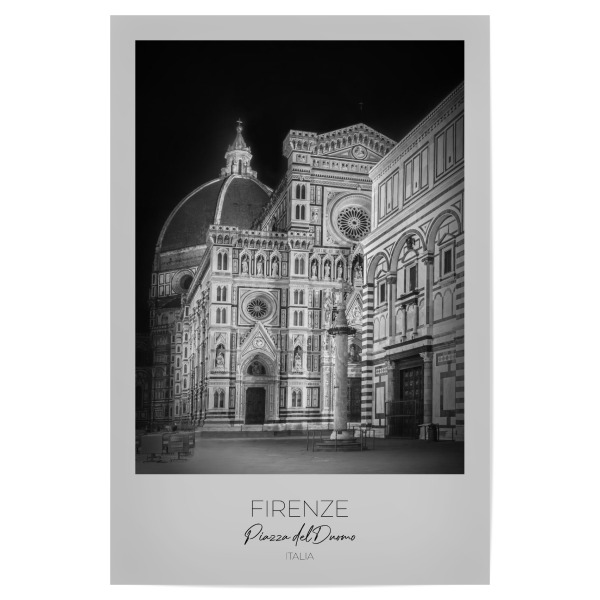 Poster "Im Fokus: FLORENZ" artboxONE - Schwarzweiß,Architektur,Städte / Weitere
