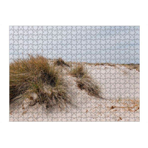 artboxONE Puzzle "Dünen in Dänemark" artboxONE - Natur,Reise,Reise / Strand und Meer - Dänemark,Dünen,Meer,Gras,Gräser,Sand,Strand,Natur,Urlaub