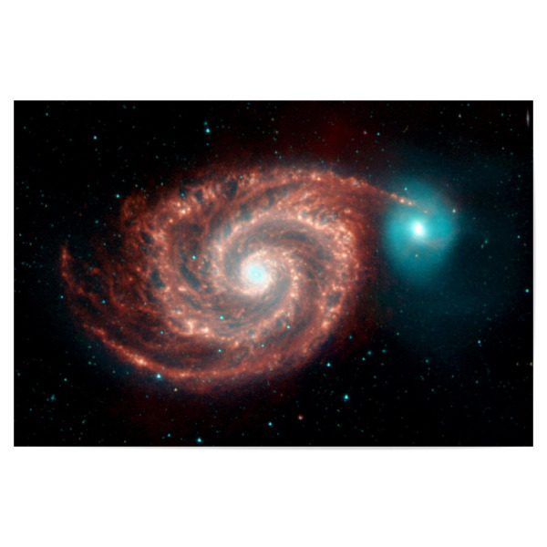 Poster 30x20 cm "Image of Whirlpool Galaxy" artboxONE - Natur,Galaxy - Galaxie,Weltraum,Planeten,Natur,Sterne