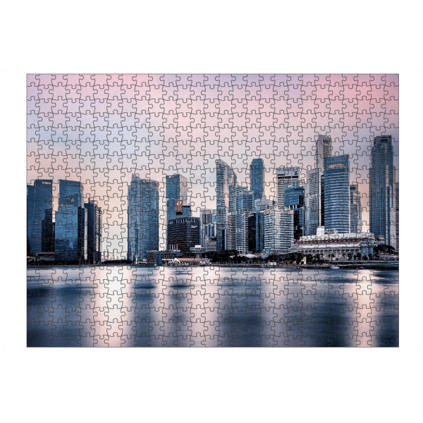 artboxONE Puzzle "Rosa Singapur" artboxONE - Städte,Reise,Architektur,Reise / Asien,Städte / Singapur
