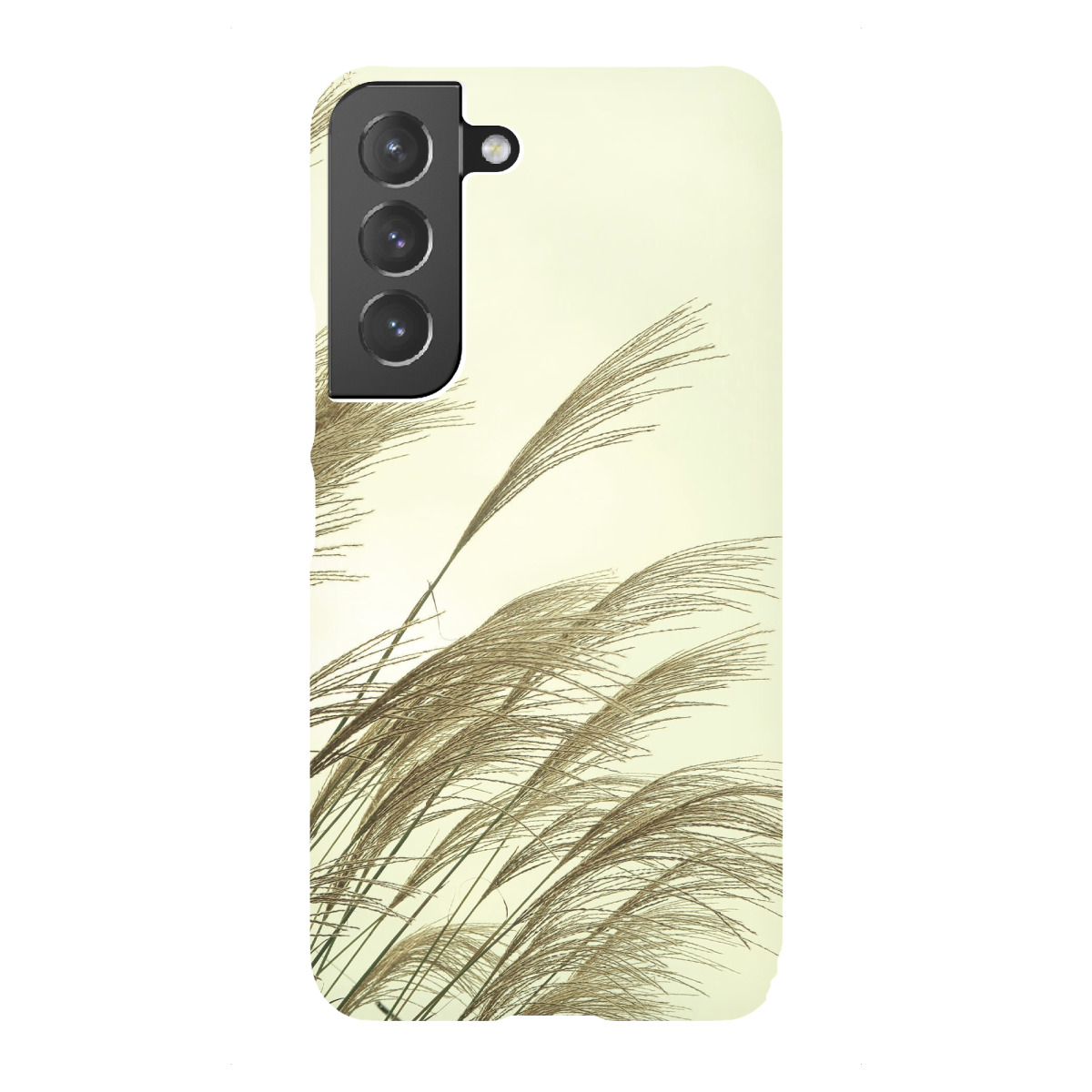Samsung Galaxy "Beige kurvige Weizenpflanzen" Premium-Case Handyhülle artboxONE
