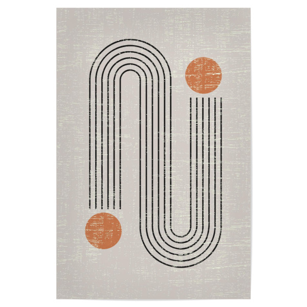 Poster 30x20 cm "Regenbogen Formen" artboxONE - Abstrakt,Architektur,Geometrie