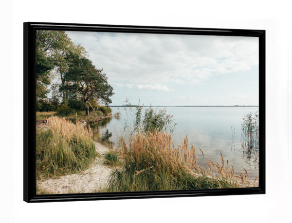 Poster mit schwarzem Rahmen "Halbinsel Gnitz" artboxONE - Natur,Reise,Reise / Strand und Meer