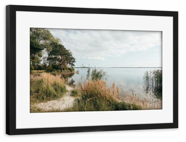 Poster mit Rahmen schwarz "Halbinsel Gnitz" artboxONE - Natur,Reise,Reise / Strand und Meer