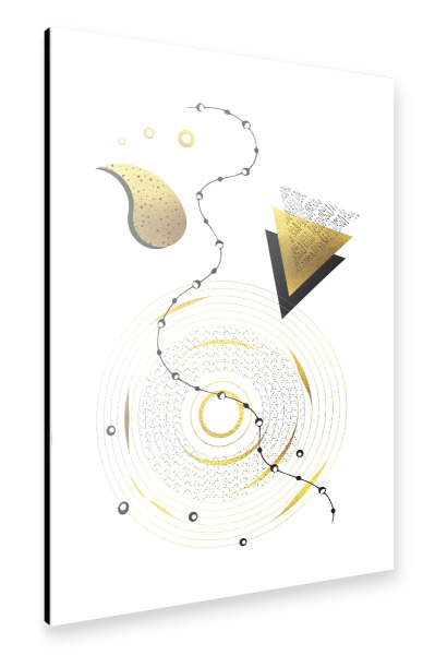 Alu-Dibond "GRAFIKKUNST Im Rad der Zeit" 30x20 cm artboxONE