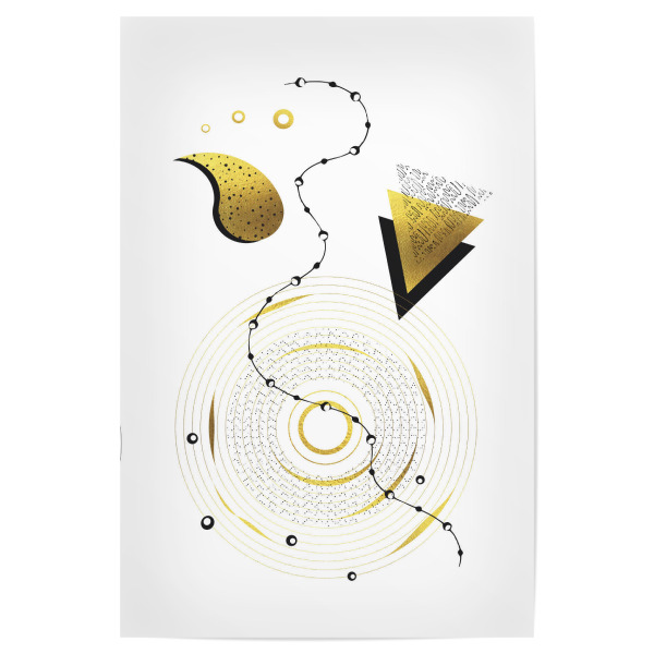 Poster "GRAFIKKUNST Im Rad der Zeit" artboxONE - Abstrakt,Geometrie