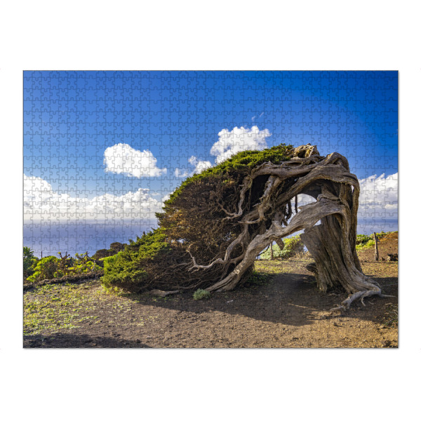 Puzzle Ravensburger "El Sabinar, El Hierro" artboxONE - Natur - El sabinar,El hierro,Kanarische inseln,Spanien - Bild el sabinar