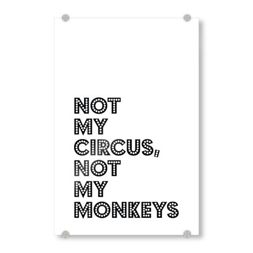 Not My Circus, Not My Monkeys