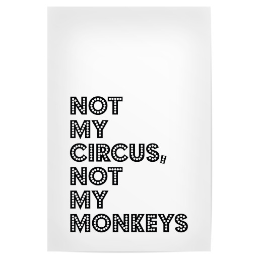 Not My Circus, Not My Monkeys Not My Circus, Not My Monkeys
