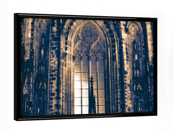 Poster mit schwarzem Rahmen "Portal des Kölner Doms" artboxONE - Städte / Köln,Reise,Architektur,Reise / Länder