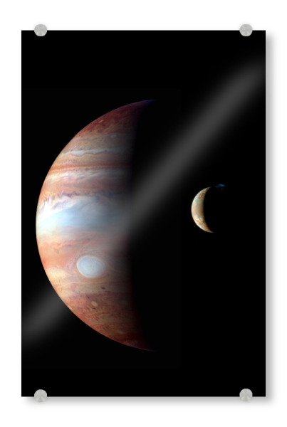 Acrylglasbild "Der Jupiter" artboxONE - Natur,Reise,Galaxy - Jupiter,Weltraum,Galaxie,Kosmos,Sterne,Planeten,Reise