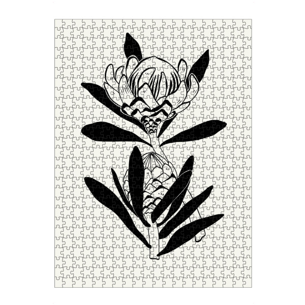 Puzzle Ravensburger "Floral Ink IV collection" artboxONE - Floral,Abstrakt - Floral,Illustration,Pflanzen,Abstrakt,Blumen,Ink - Bild floral
