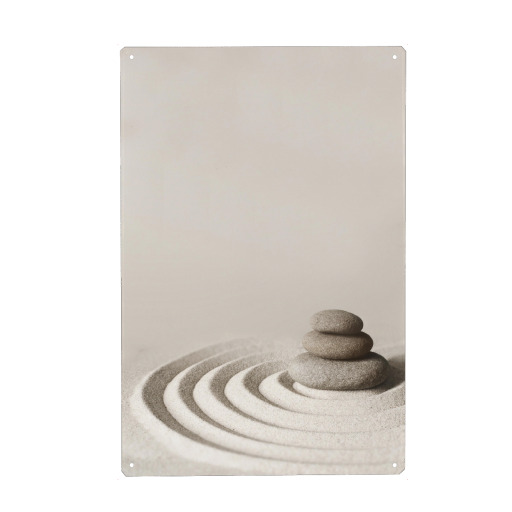 Zen stones in sand