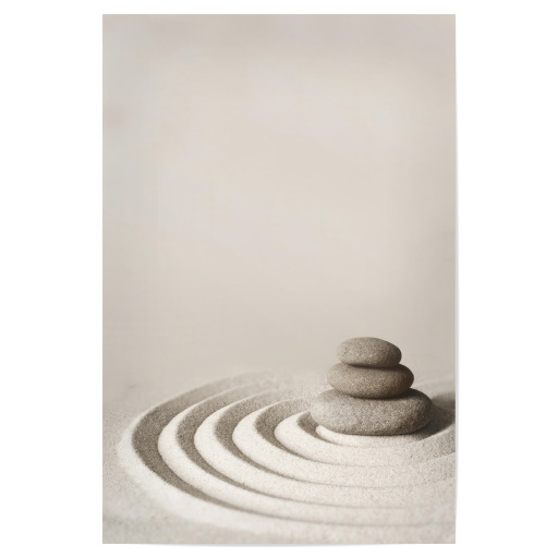 Zen Steine im Sand
