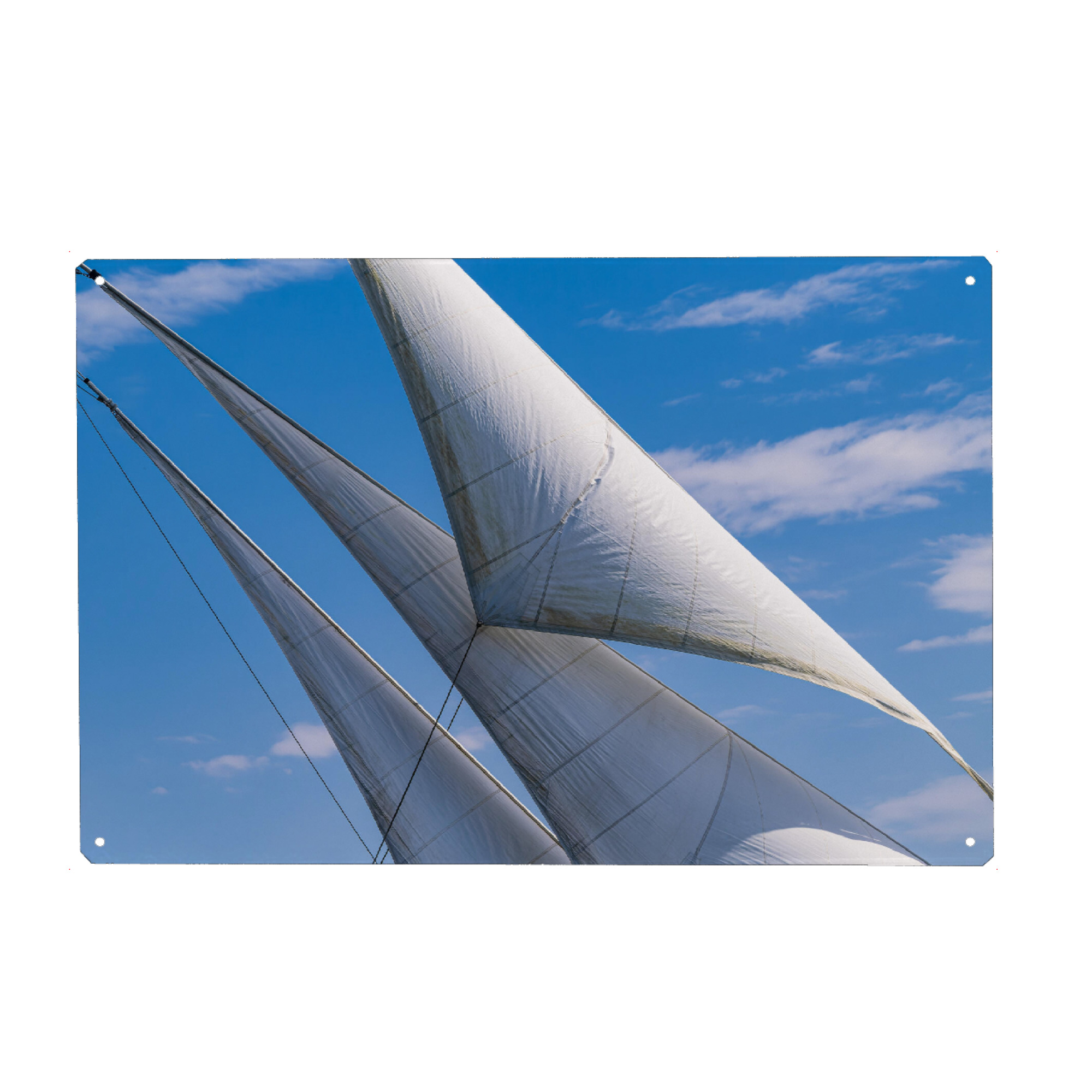 Metall Poster "Detail eines Windjammers" artboxONE - Natur,Reise,Reise / Strand und Meer