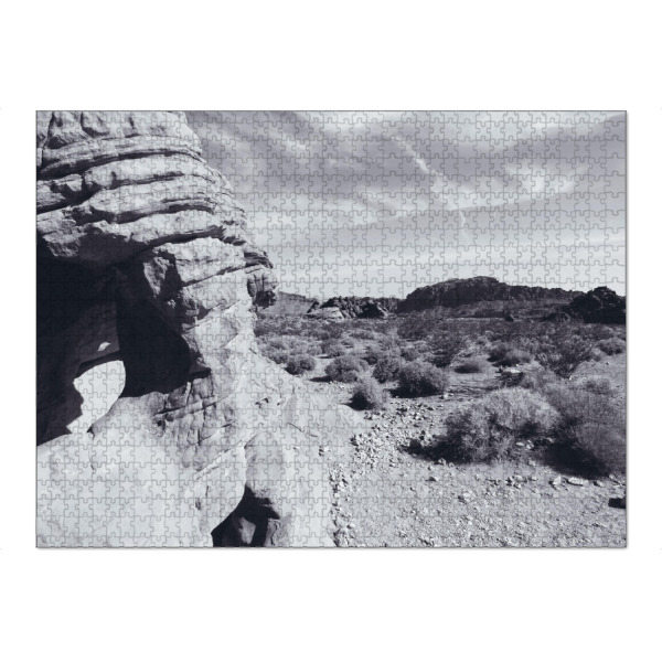 Puzzle Ravensburger "In Valley of Fire @ Nevada SW" artboxONE - Natur,Reise,Schwarzweiß,Reise / Länder
