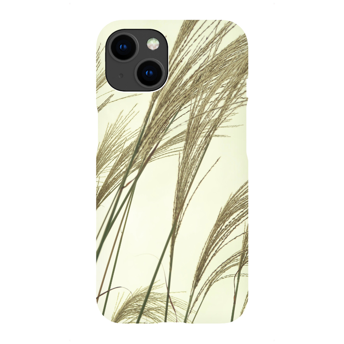 "Beige Weizenpflanzen"für iPhone - Premium-Case Handyhülle artboxONE