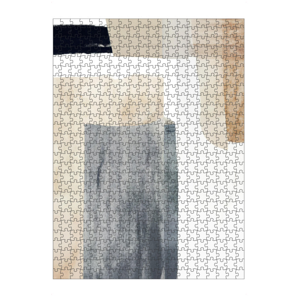 artboxONE Puzzle "Abstrakte Kunst in Erdtönen" artboxONE - Abstrakt,Geometrie - Abstrakte malerei,Pastellfarbe,Erdton,Geometrie,Formen